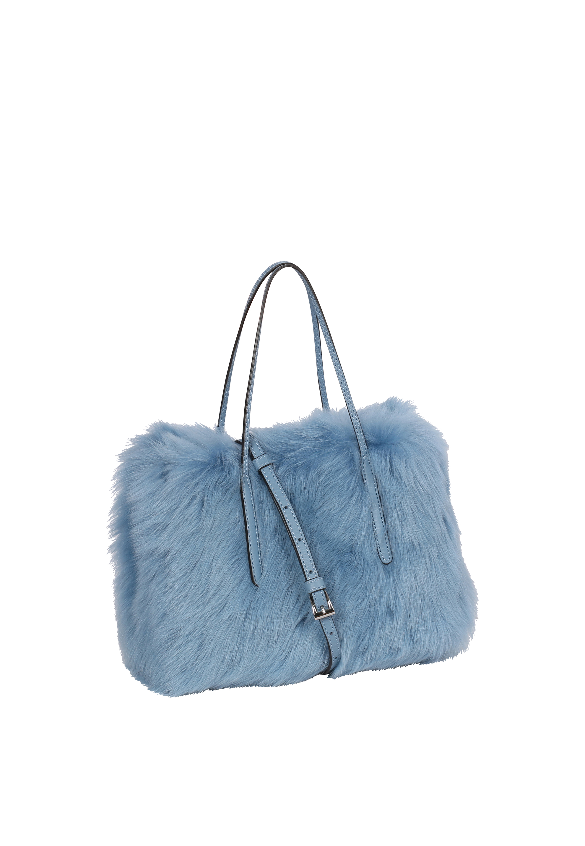 Handbag NOELLE Leather Shearling LH