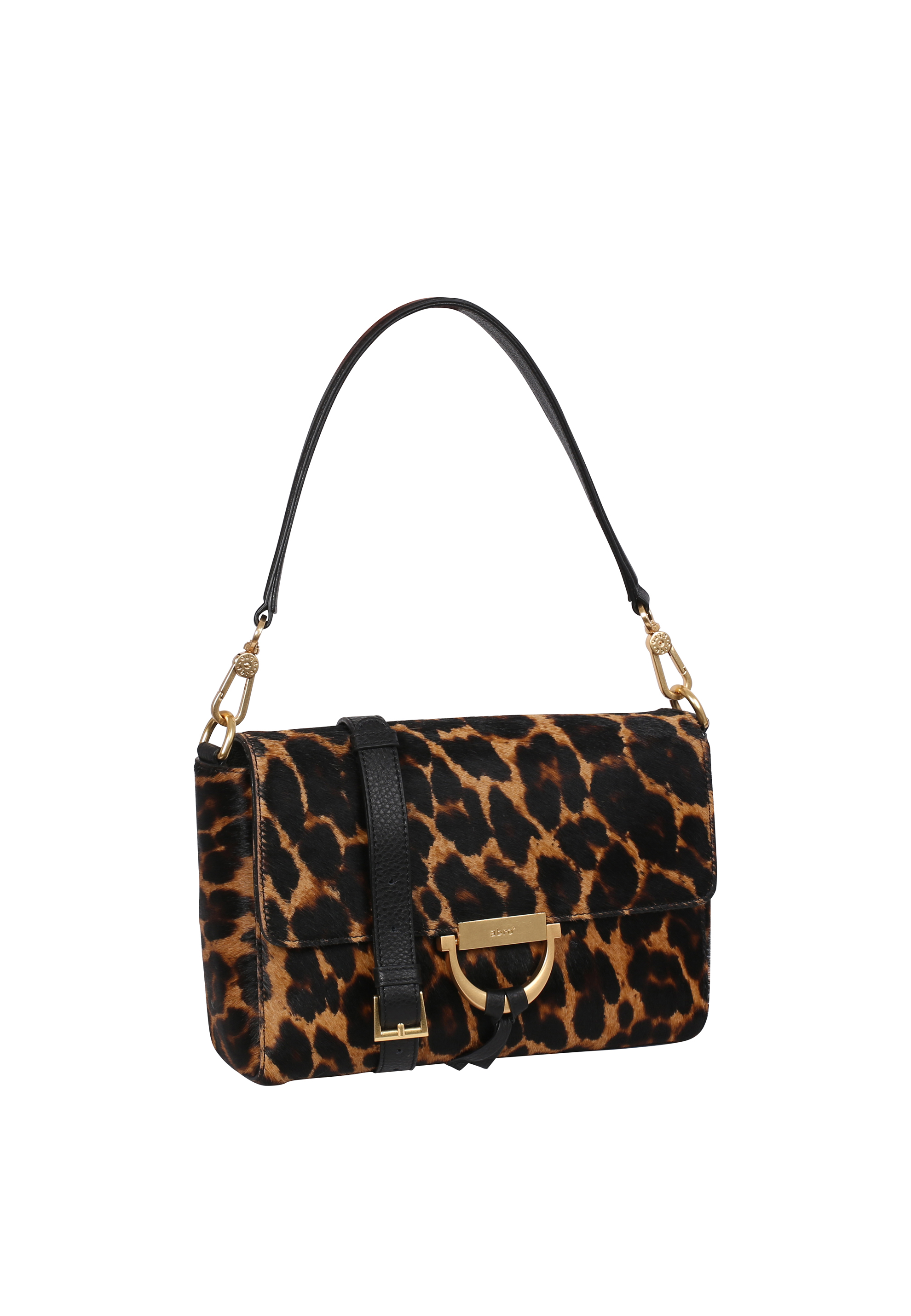 Schultertasche TEMI Leder Animal Print