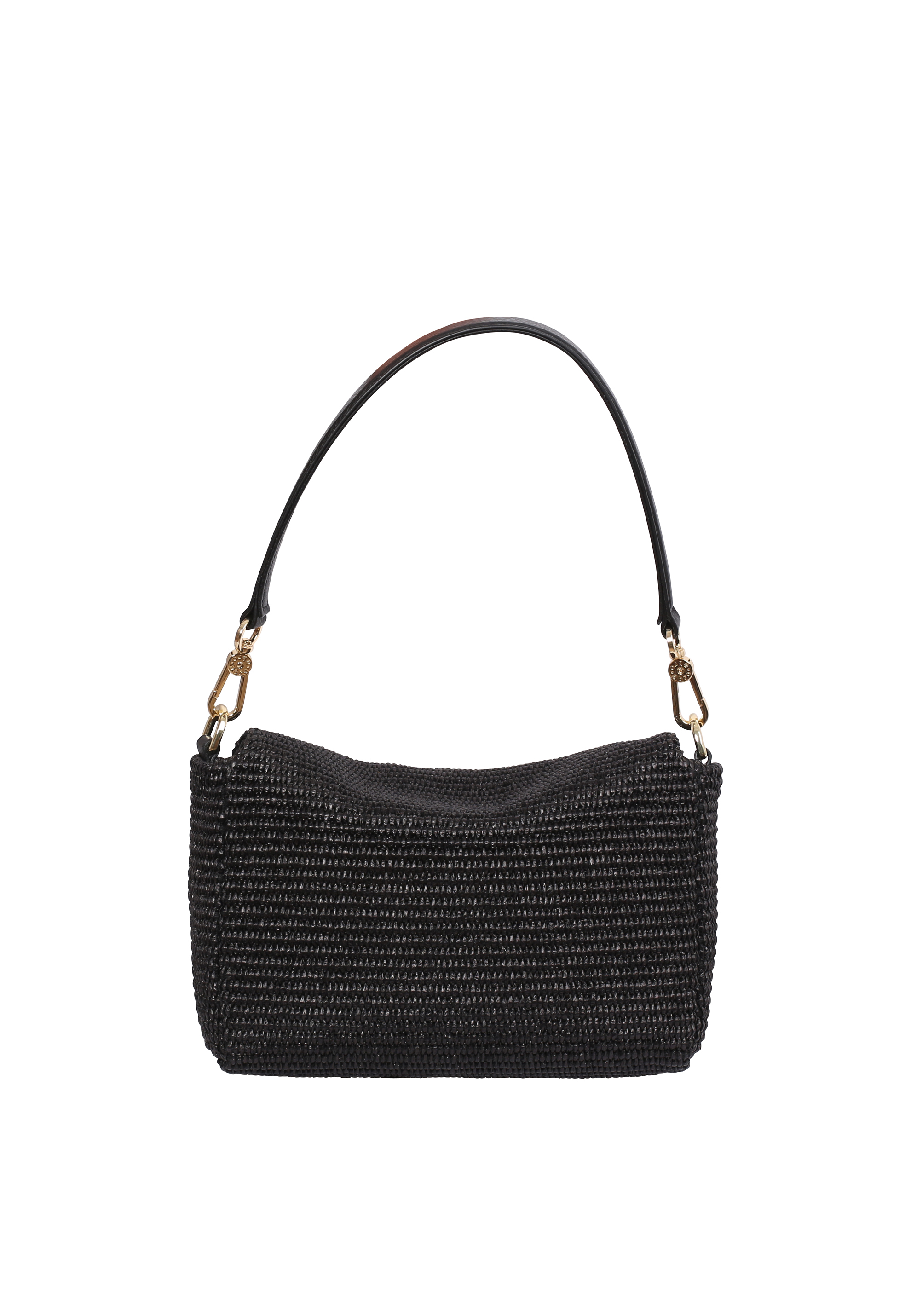 Cross body bag TEMI fabric Raffia