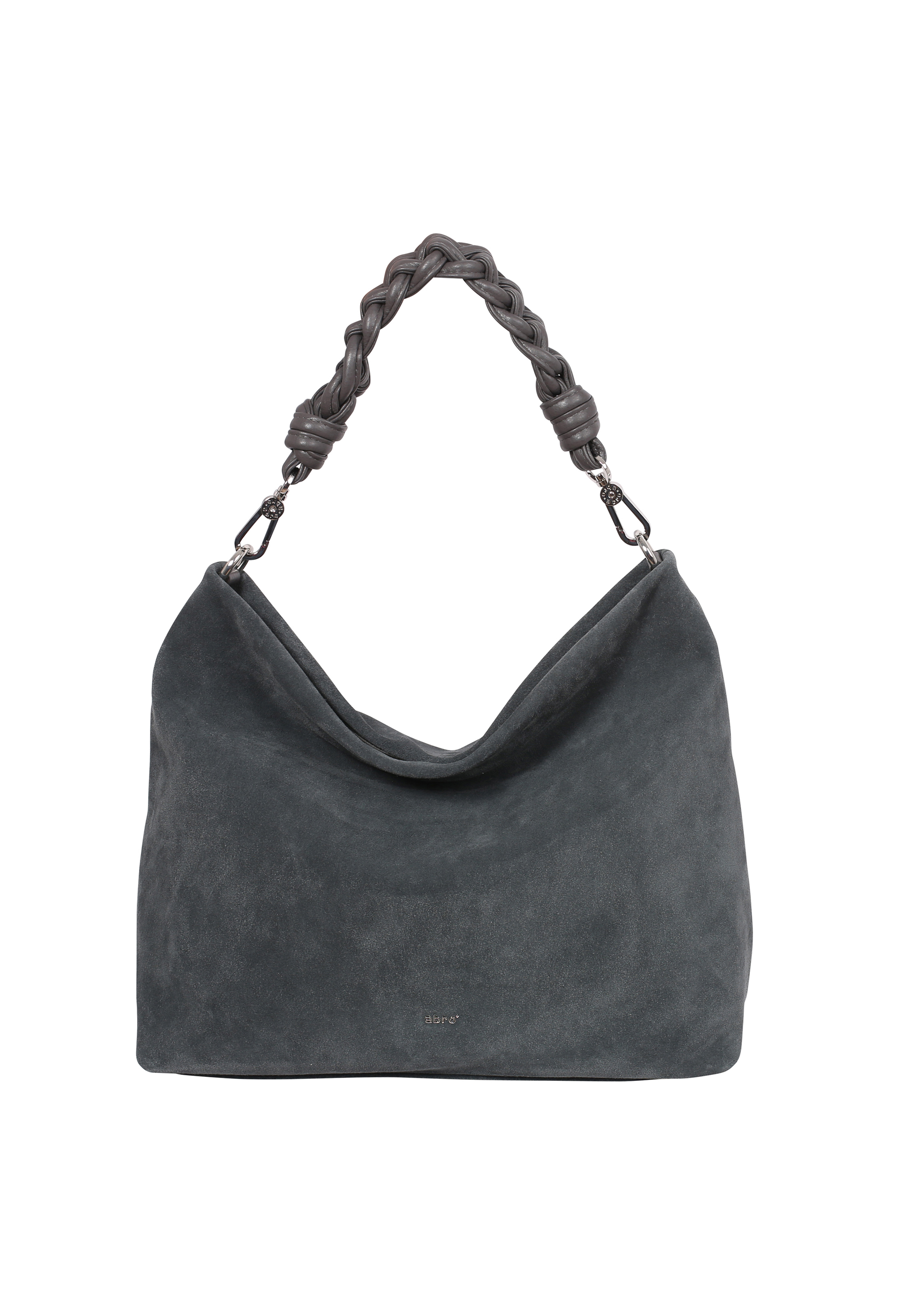 Grey suede hobo bag hotsell