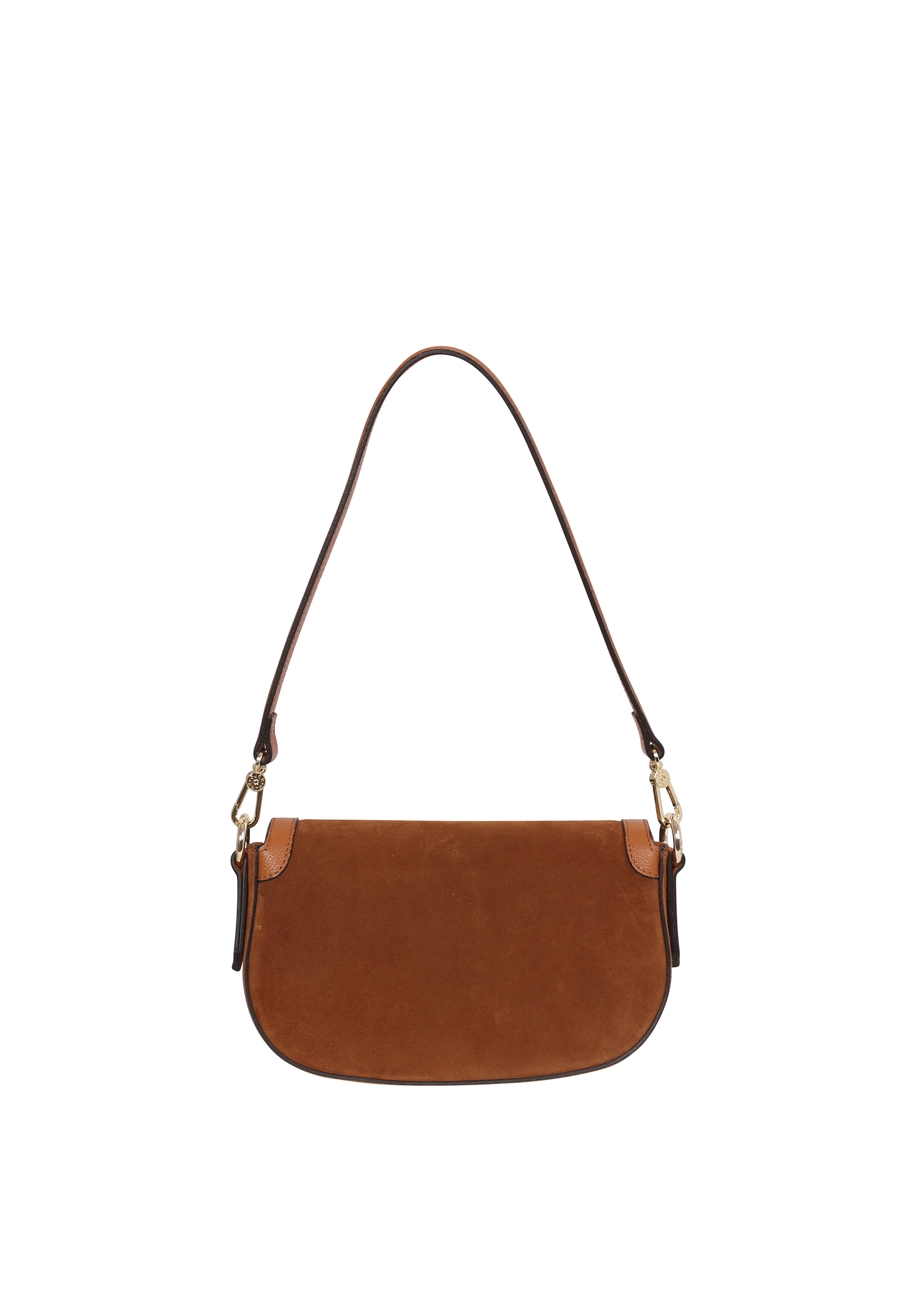 Schultertasche ROSALIA Leder Suede