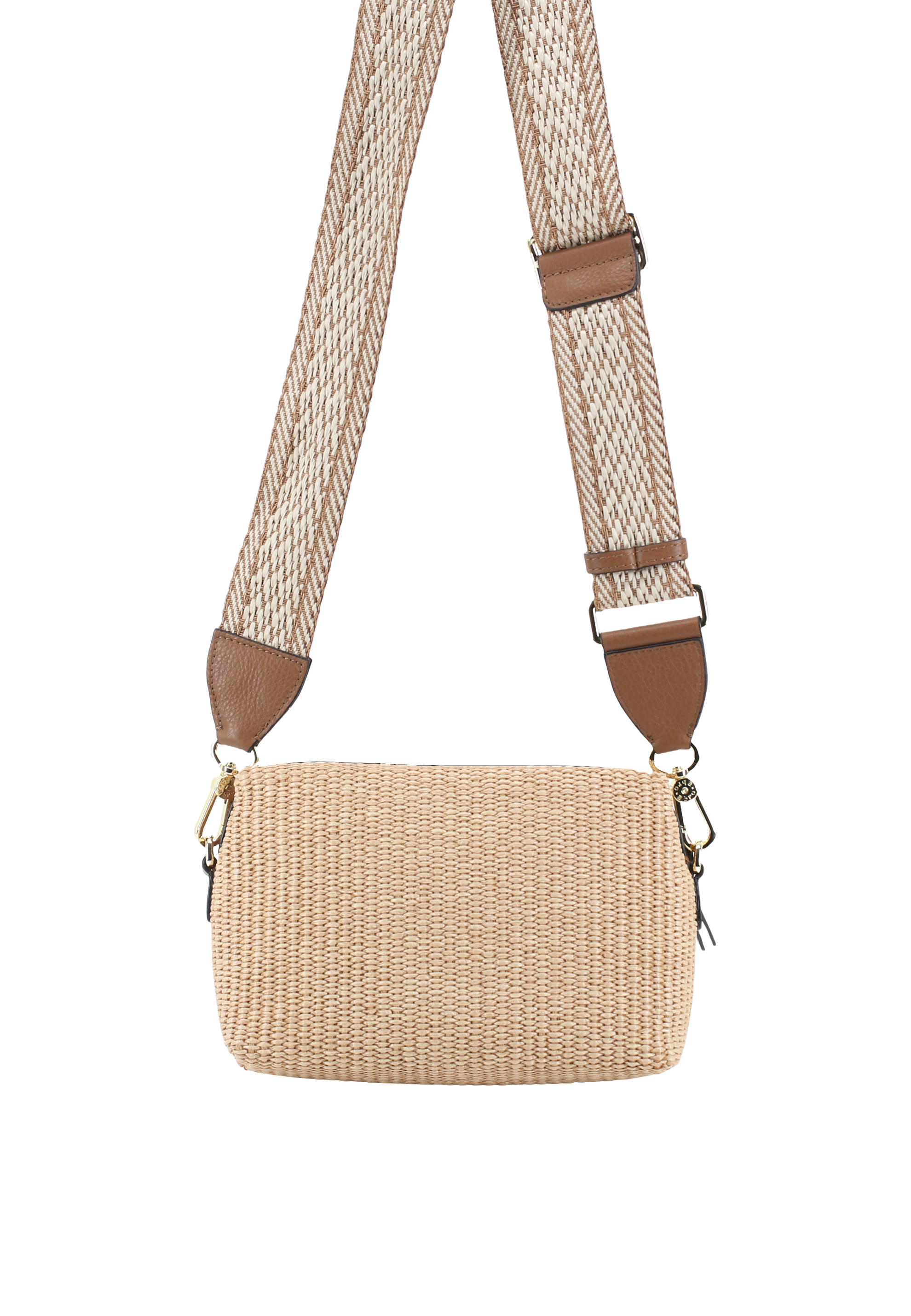 Shoulder bag KAIA fabric Raffia