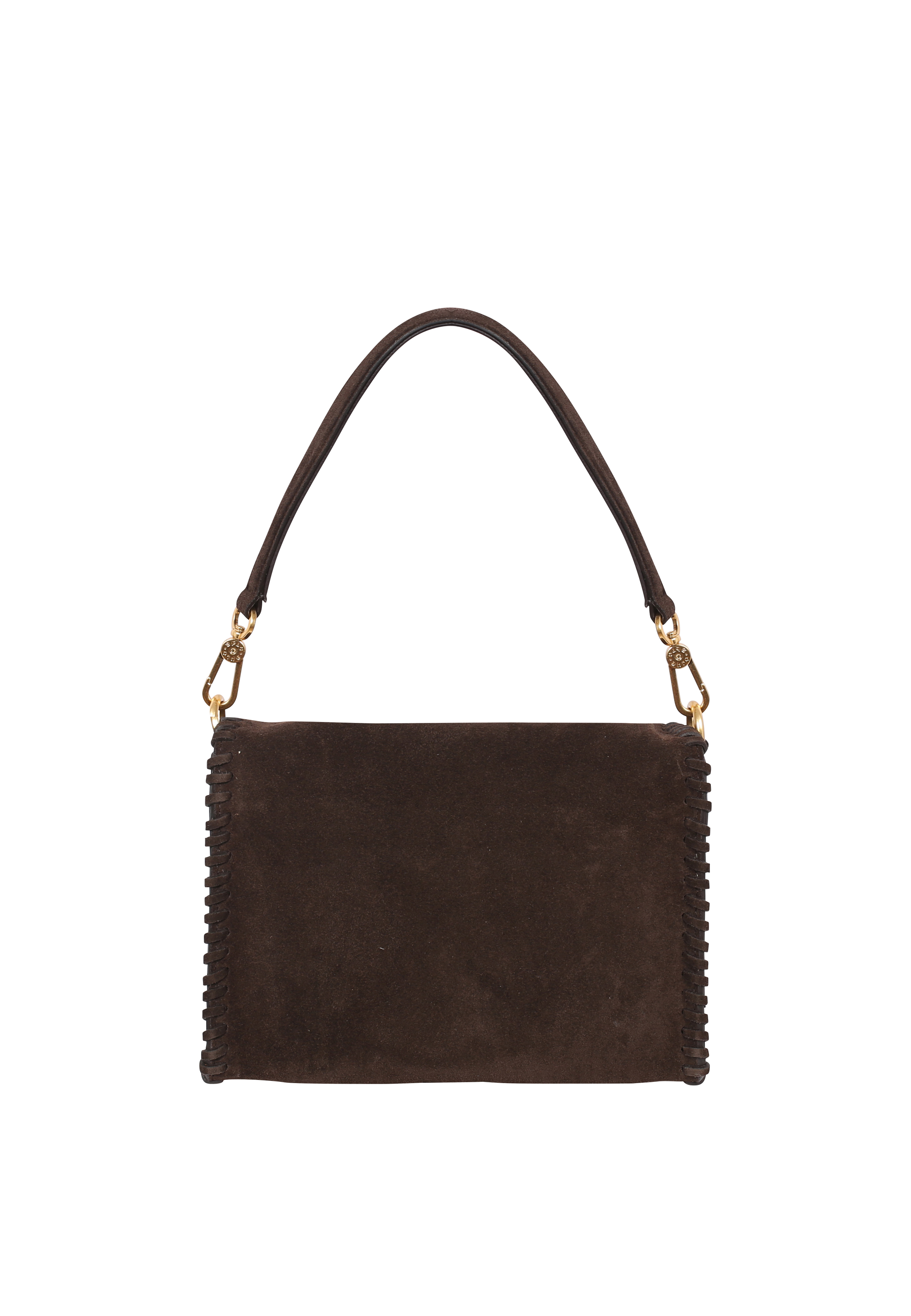 Schultertasche TEMI STITCH Leder Suede