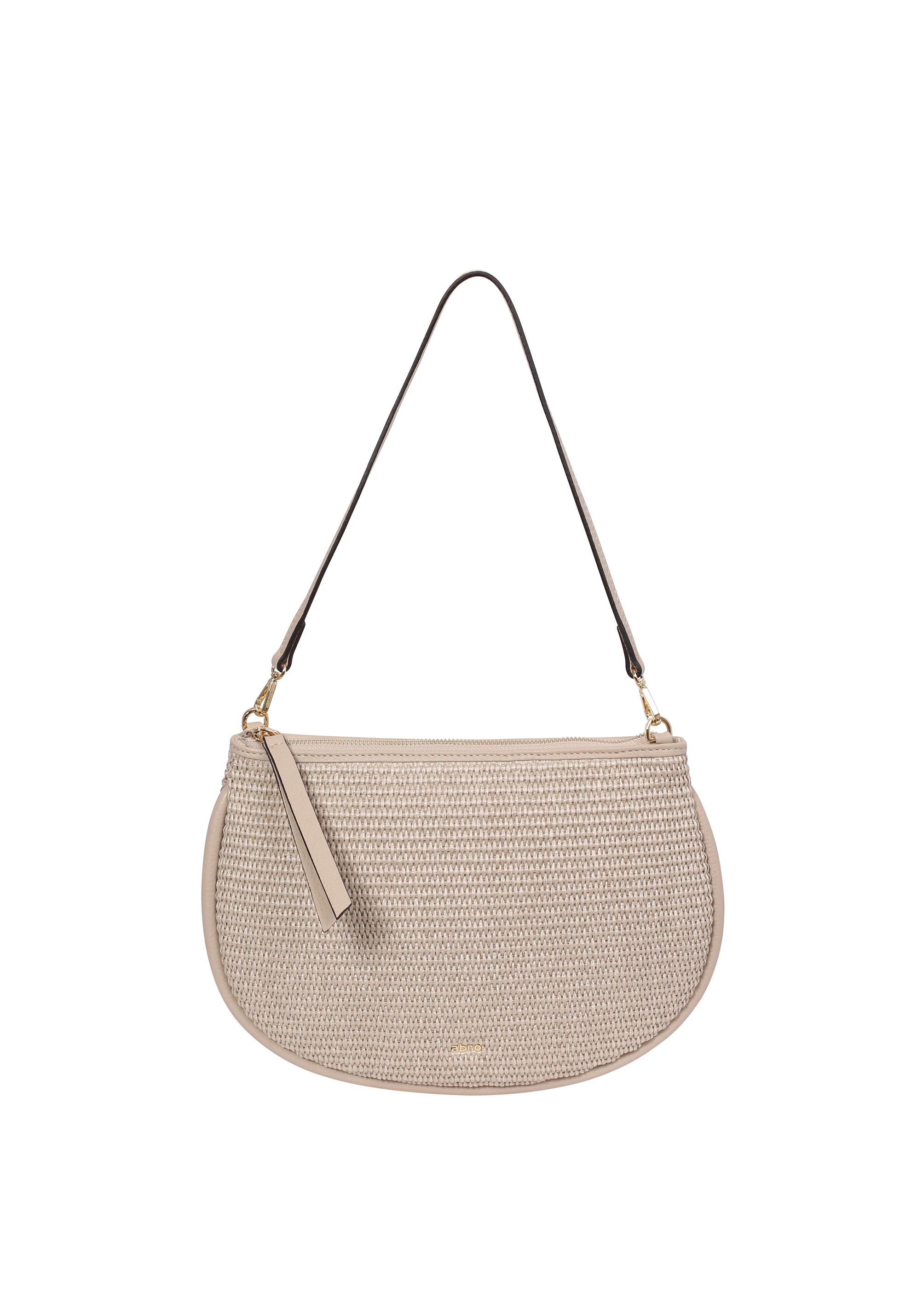 Schultertasche WILLOW Stoff Raffia