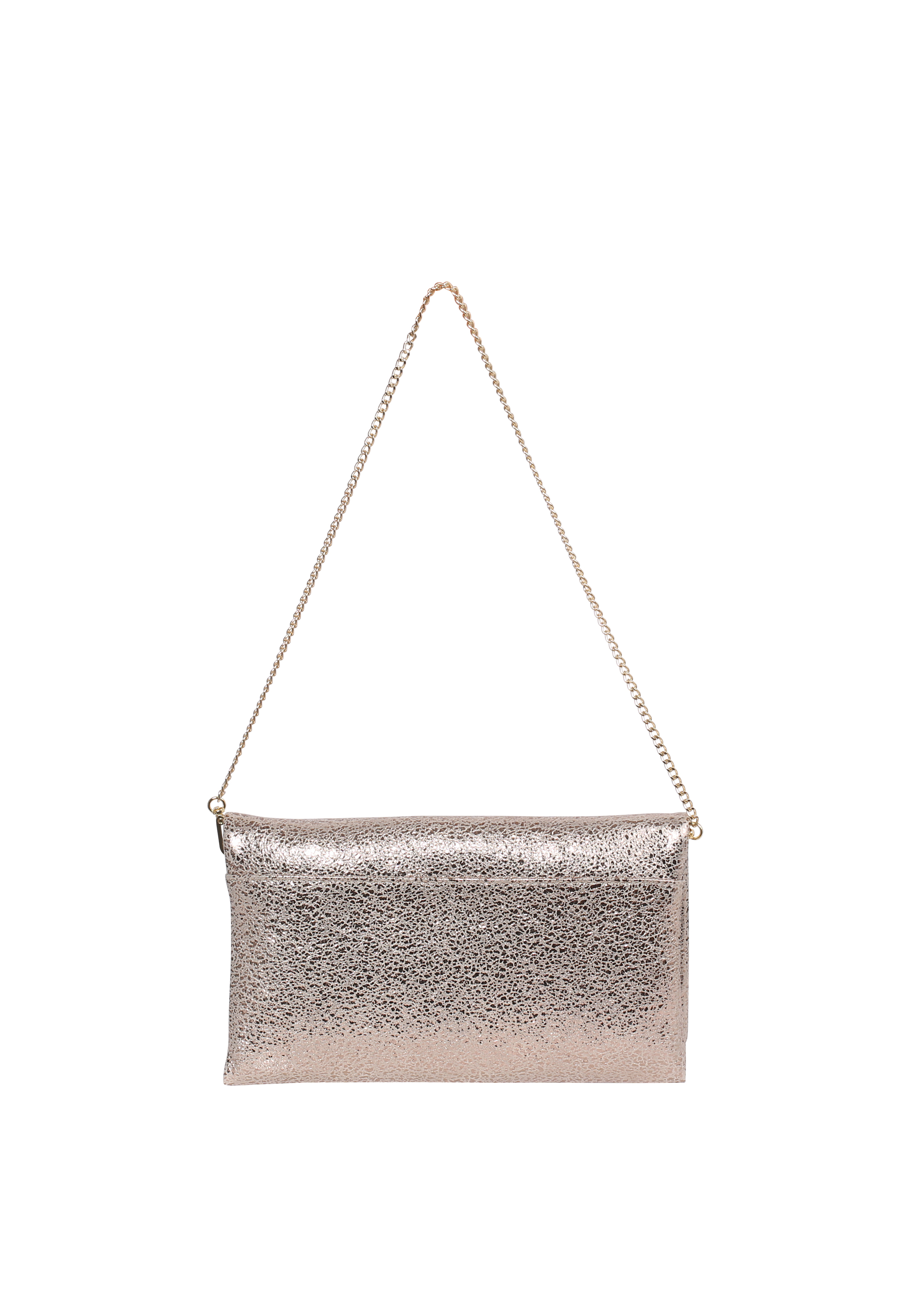 Clutch Leather Metallic