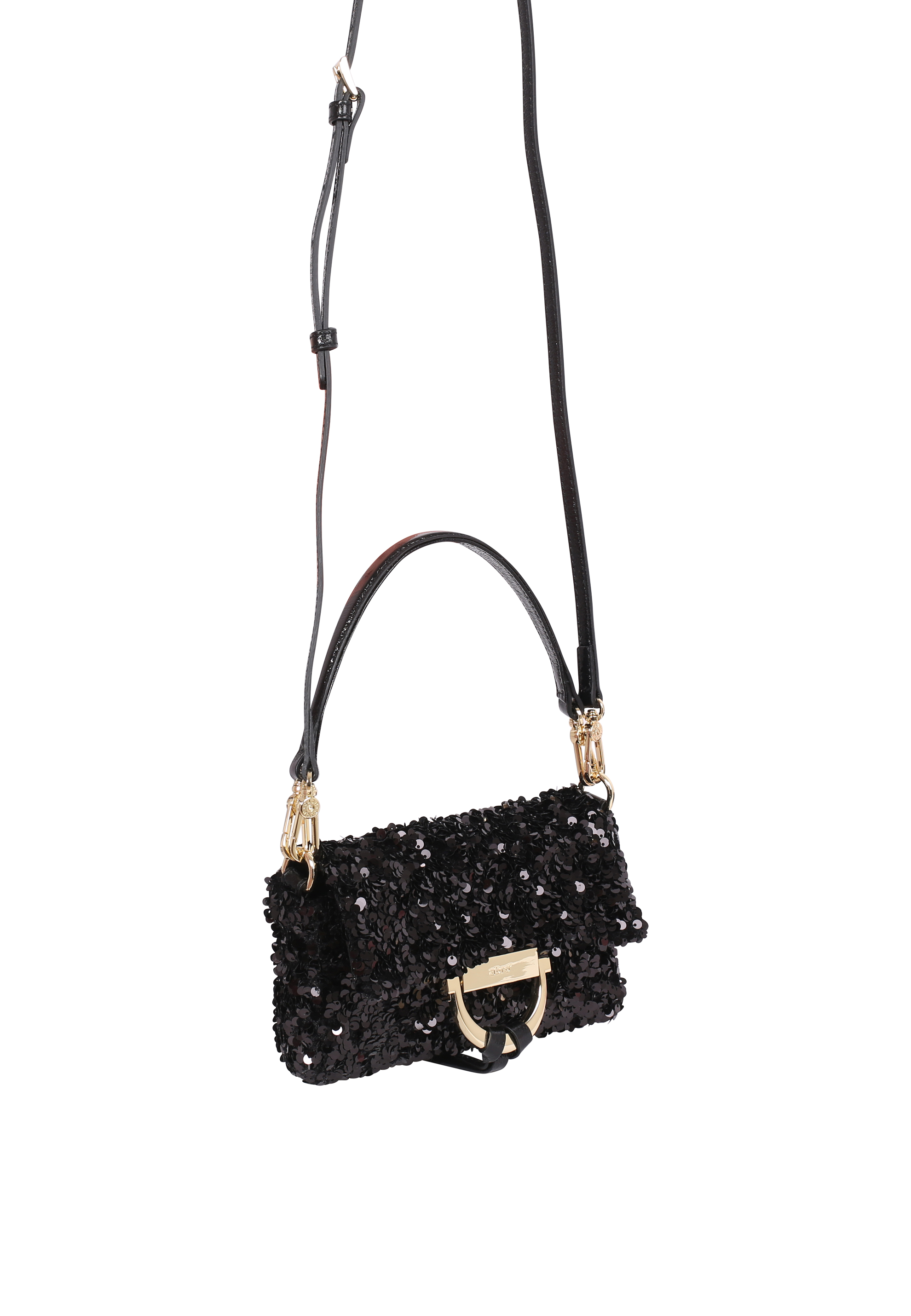 Cross body bag TEMI fabric Sequins