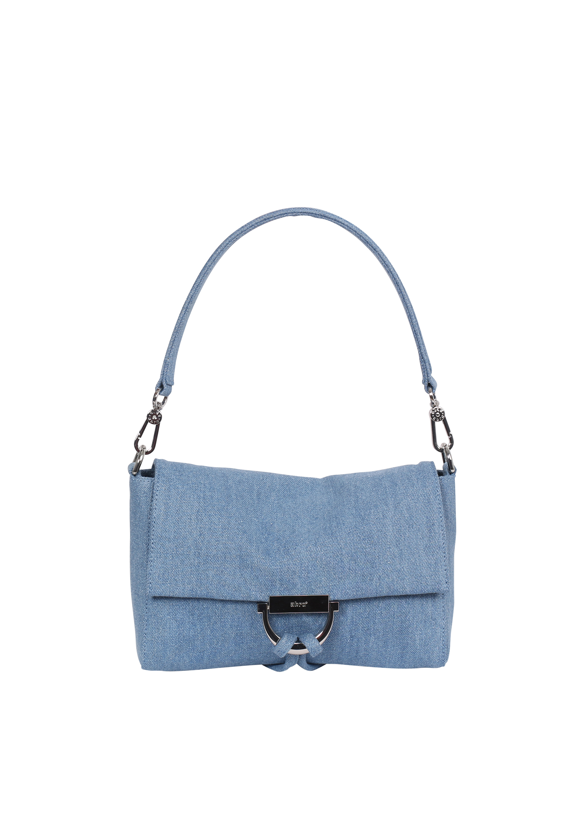 Schultertasche TEMI Stoff Jeans