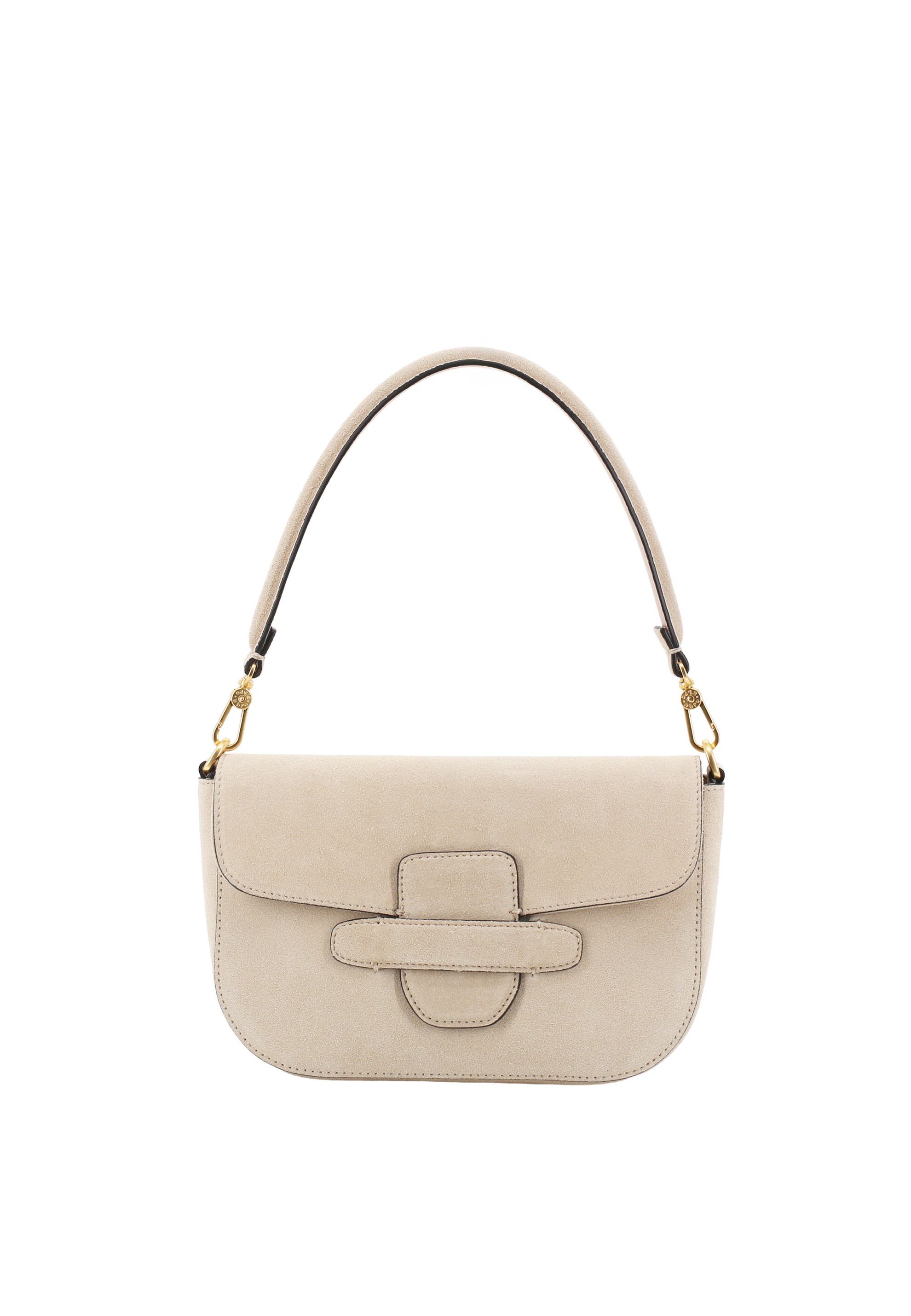 Schultertasche CAMILLA Leder Suede