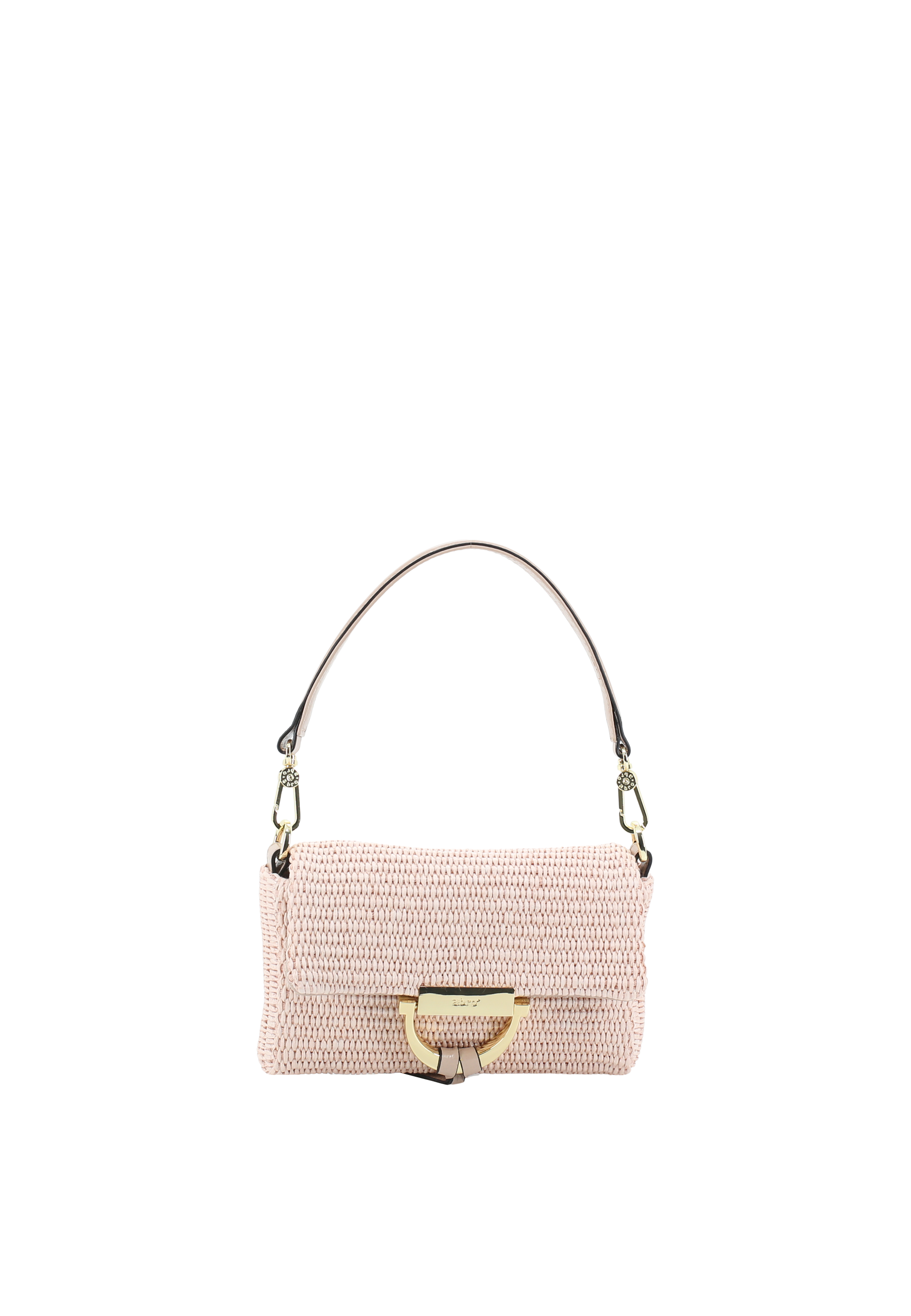 Schultertasche TEMI Raffia classic