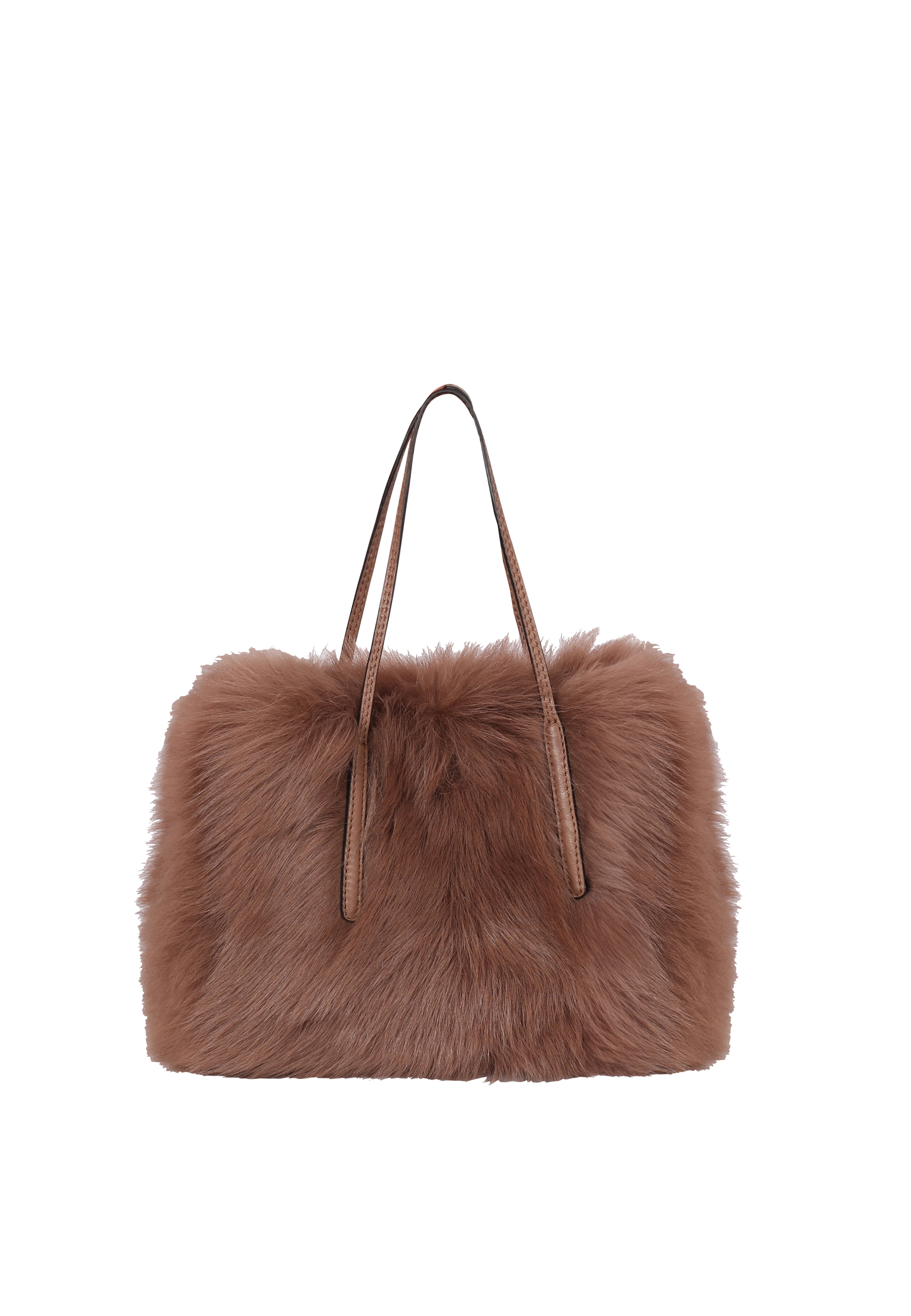 Handbag NOELLE Leather Shearling LH