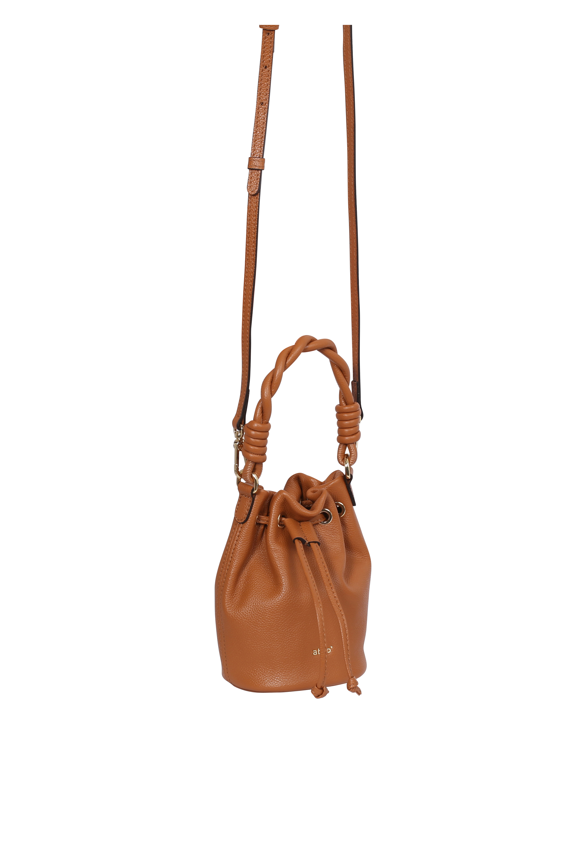 Bucket bag DRAWSTRING small Leather Kavir