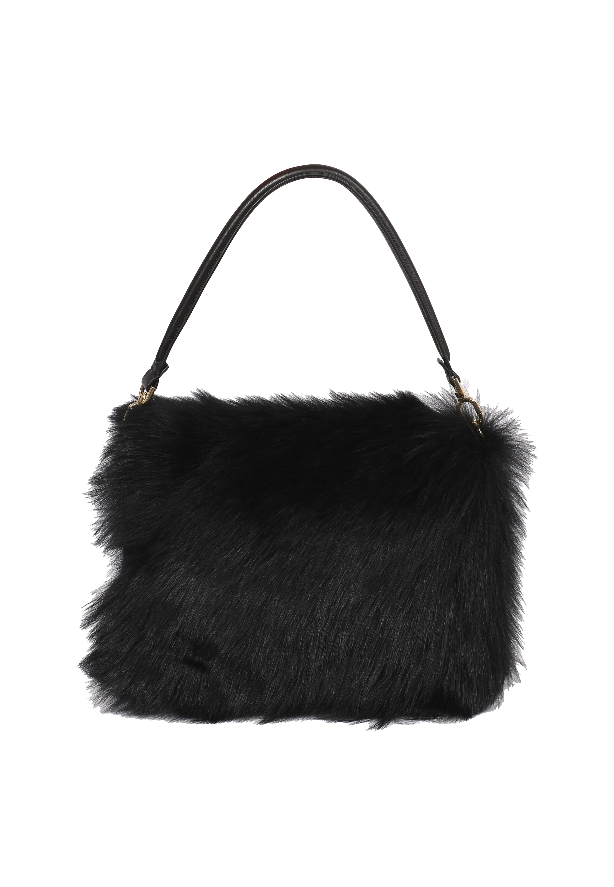 Schultertasche ASTOR Leder Shearling LH