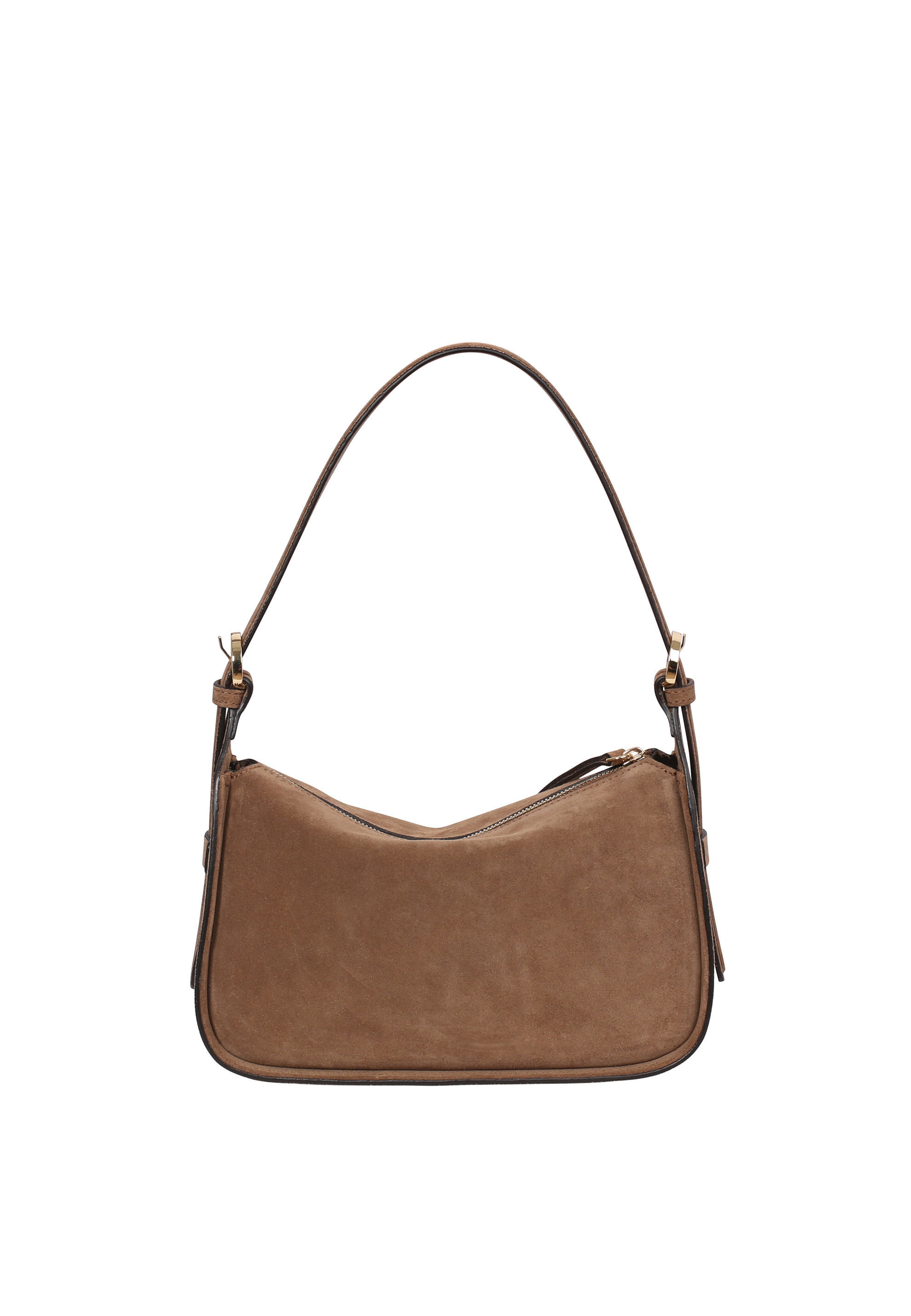 Schultertasche BEST FRIEND Leder Suede