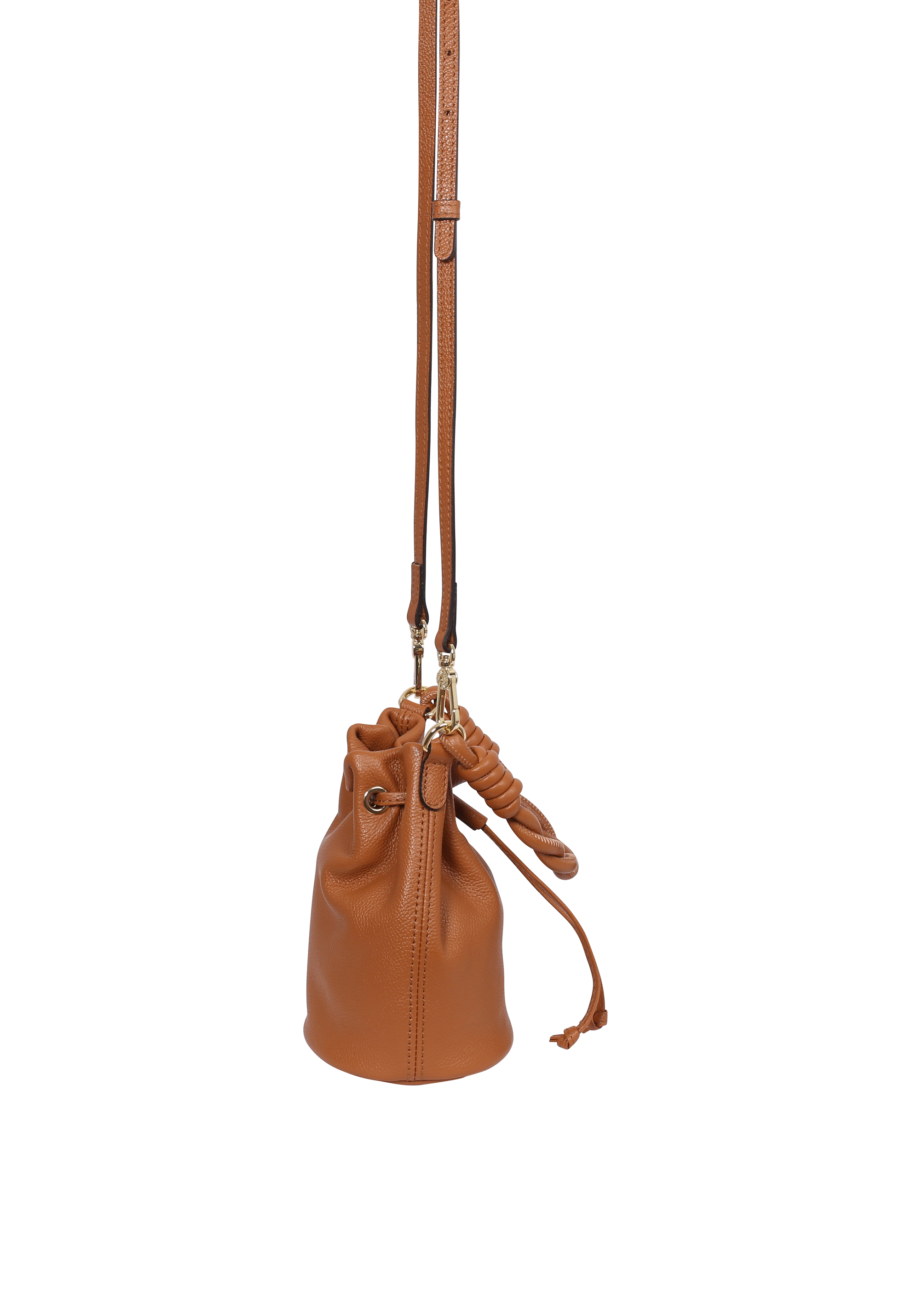 Bucket bag DRAWSTRING small Leather Kavir