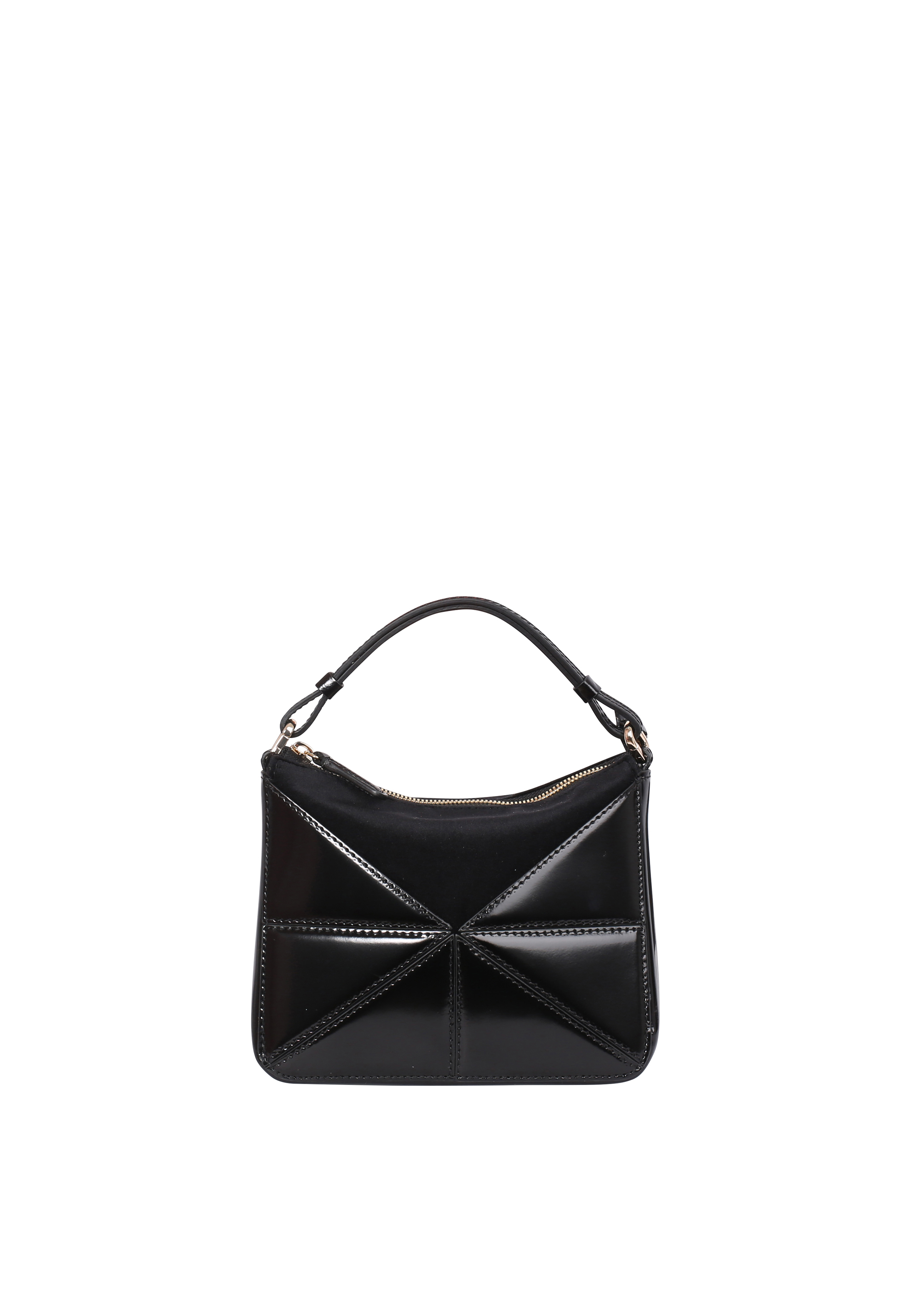 Handbag TRIANGLE Leather Specchio