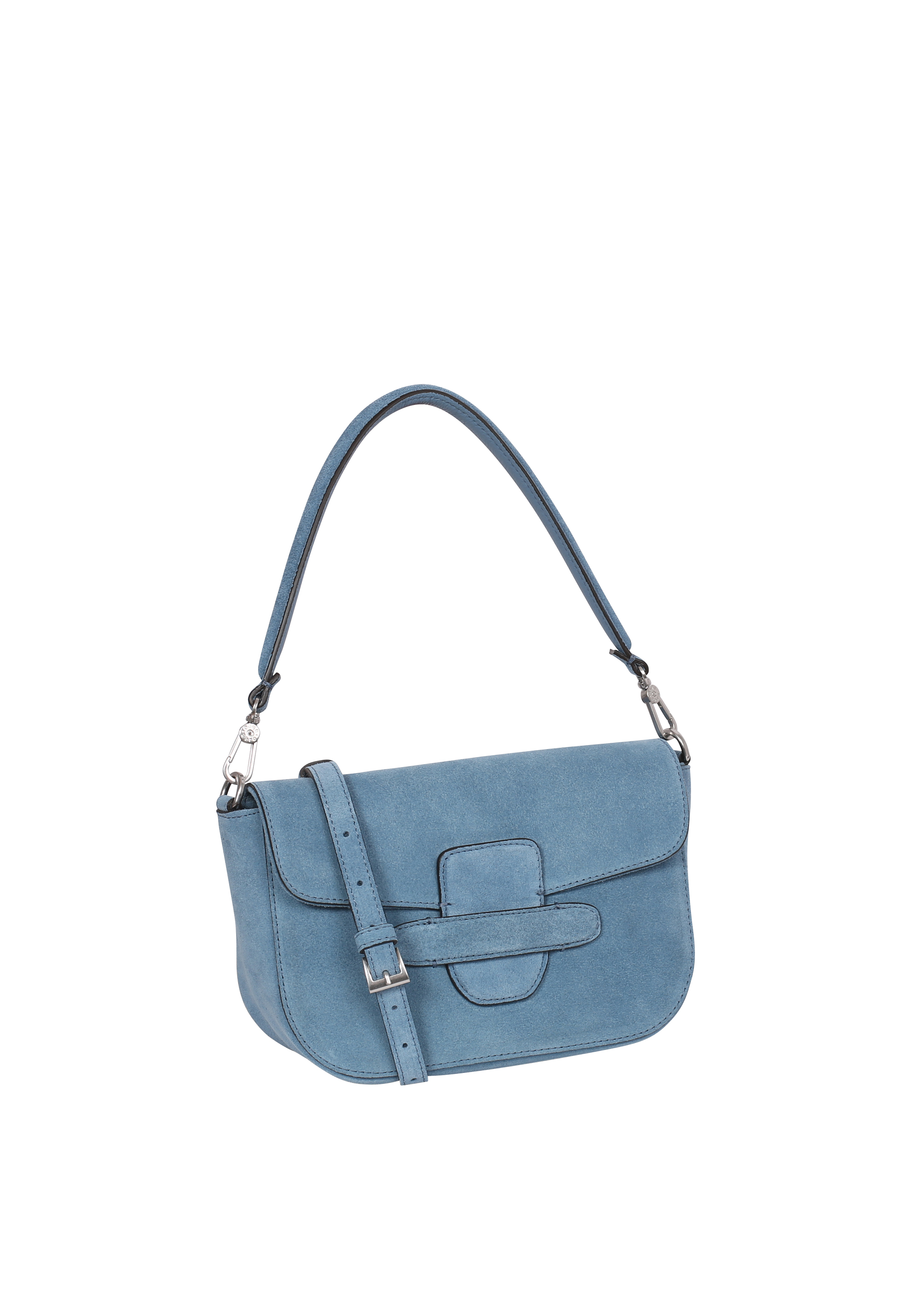 Schultertasche CAMILLA Leder Suede